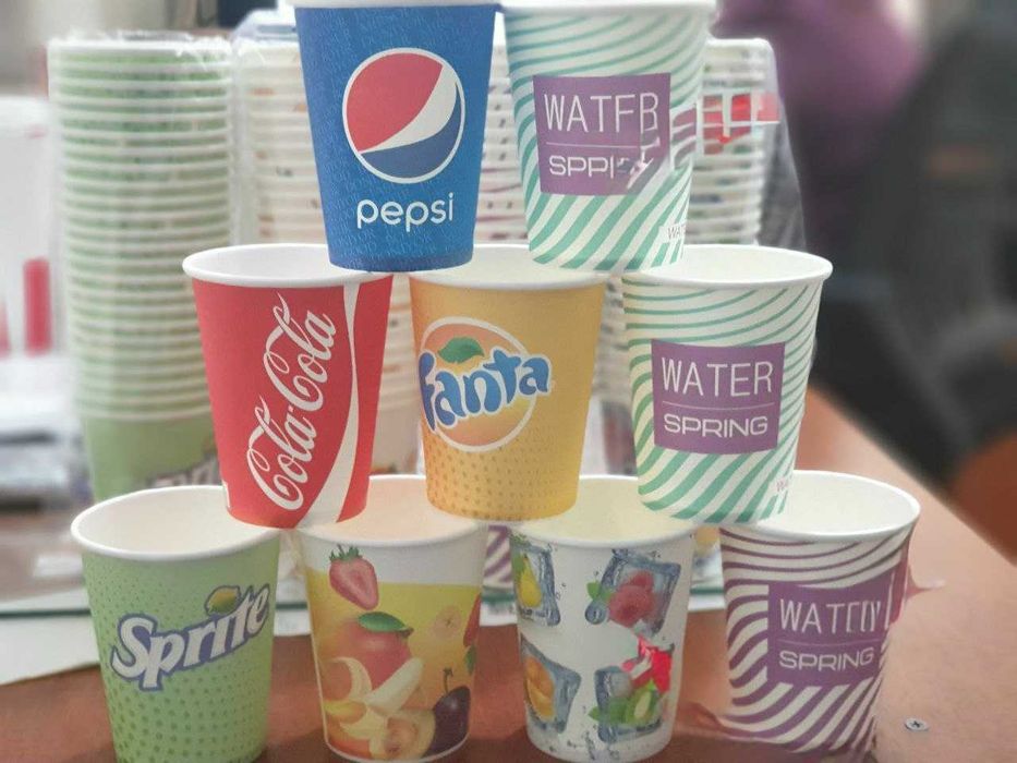 Petronas bir qavatli qog'oz stakanlari (200, 330 ml) / бумажный стакан