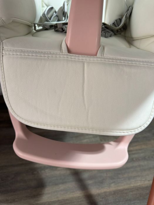 Scaun de masa 2in1 Peg Perego Prima Pappa Follow Me, 0-15 Kg, Roz