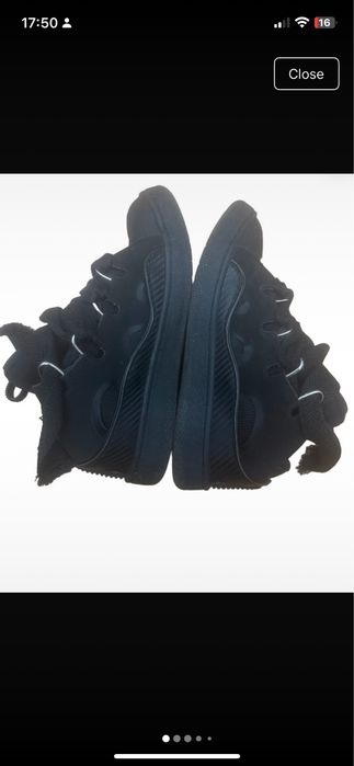 papuci lanvin black negri 43