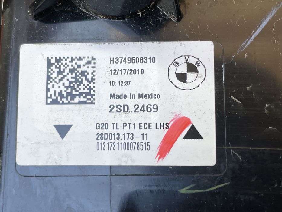 Bmw G20 Seria 3  Set stopuri stop stanga dreapta Led