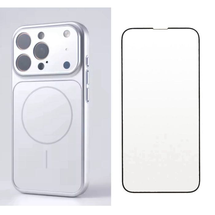 Husa MagsLens si Folie Sticla Clara - Iphone 17/17 PRO/17 PRO MAX/AIR