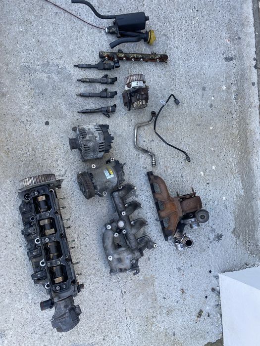 Anexe motor 1.9 dci f9q Renault Trafic Megane 2 laguna 2 vivaro / primastar injector rampa pompa chiuloasa turbina conducta retur ulei galerie admisie