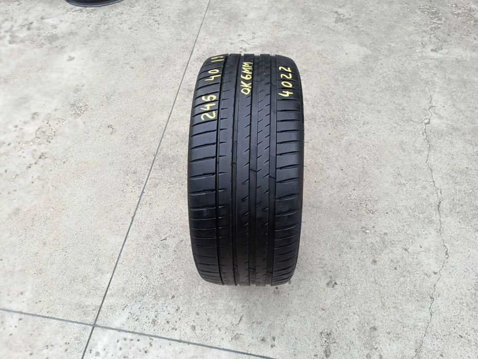 O anvelopa de vara 245 40 19 michelin pilot 4 profil 6 mm dot 4022