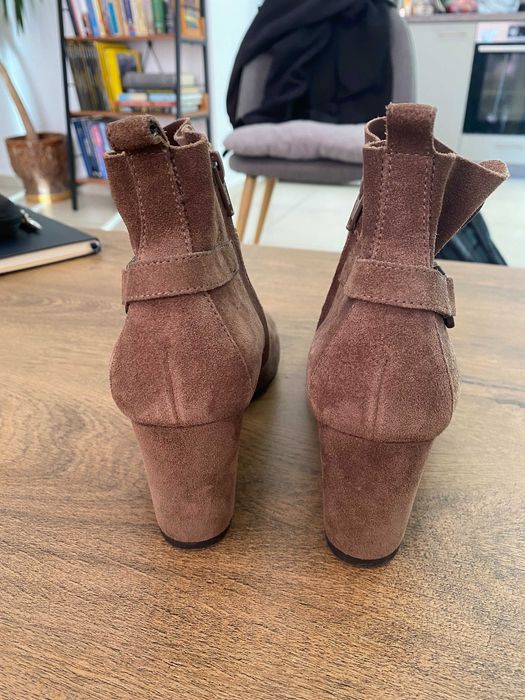 Дамски боти естествен велур Пол Грийн Paul Green Австрия Номер 35 Жени