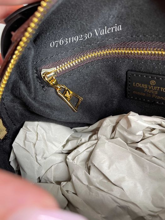 Geanta Louis Vuitton - Petite Malle Piele imprimeu Monogram