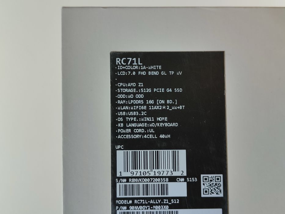 Asus Rog Ally + Amd RX 6850M XT 12gb