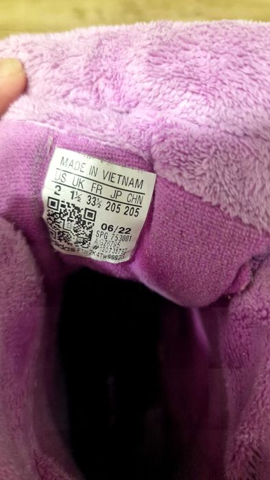 Adidas 33 1/2 номер Оригинални детски ботуши/апрески