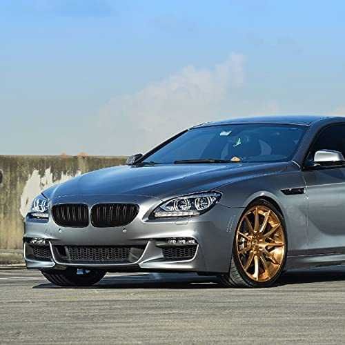 Grile Duble BMW Seria 6 F06 F12 F13 M6 Design Negru Lucios
