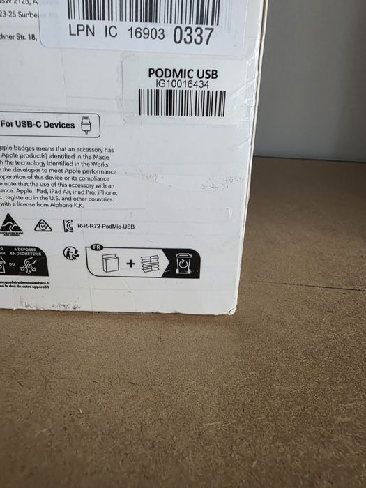 Rode Podmic Microfon Dinamic Versatil Broadcast USB FOLOSIT Impecabil