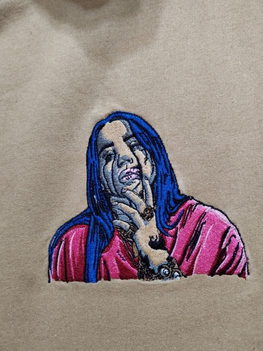 Hanorac brodat Billie Eilish