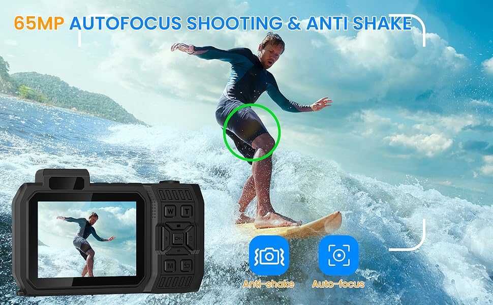 Водолазна водоустойчива камера 4K 65MP - 100 м от MOREXIMI