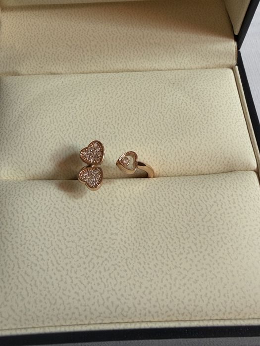 Пръстен нов chopard happy diamond
