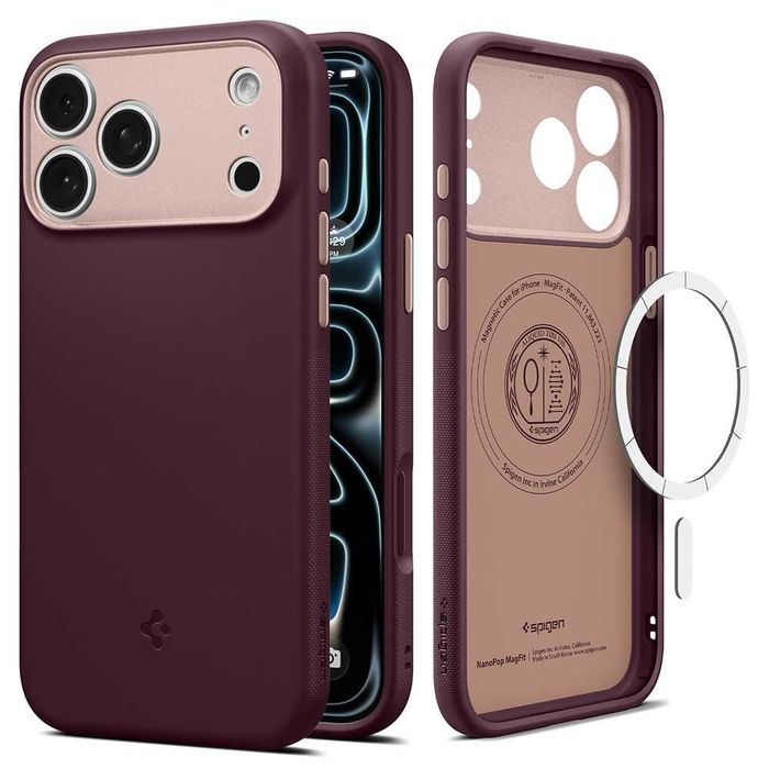 Калъф Spigen Caseology Nano Pop MagSafe за iPhone 18 Pro, iPhone 17 Pro, iPhone 18 Pro Max, iPhone 17 Pro Max