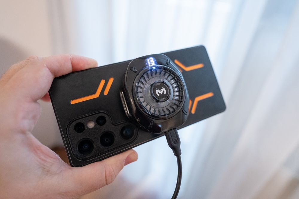 Pachet split controller bluetooth si cooler telefon pt gamehub