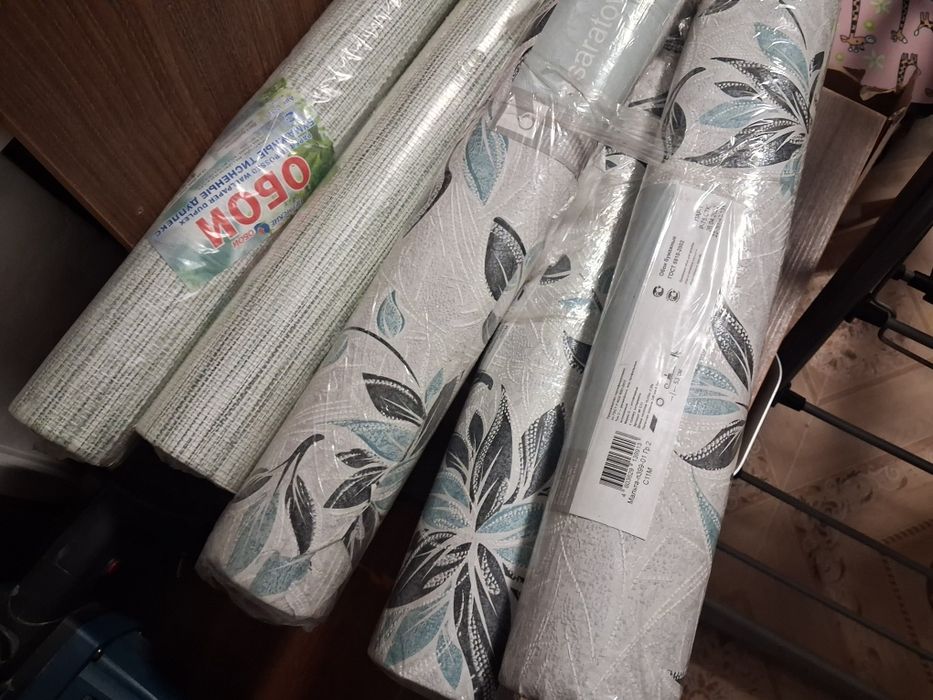 Обои новые.бумажные ,плетённый дуплекс