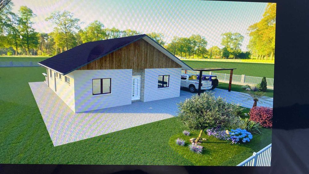 Голям, красив строителен парцел с разрешение за строеж на бунгало