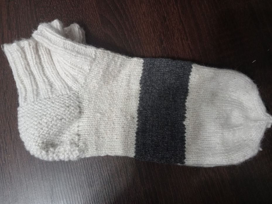 Носки шерсть ручная вязка