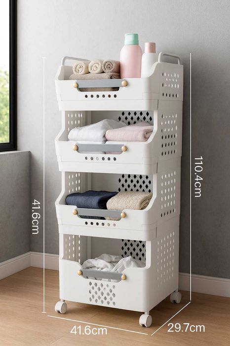 Органайзер на колесах с ящиками 2-3-4 уровня