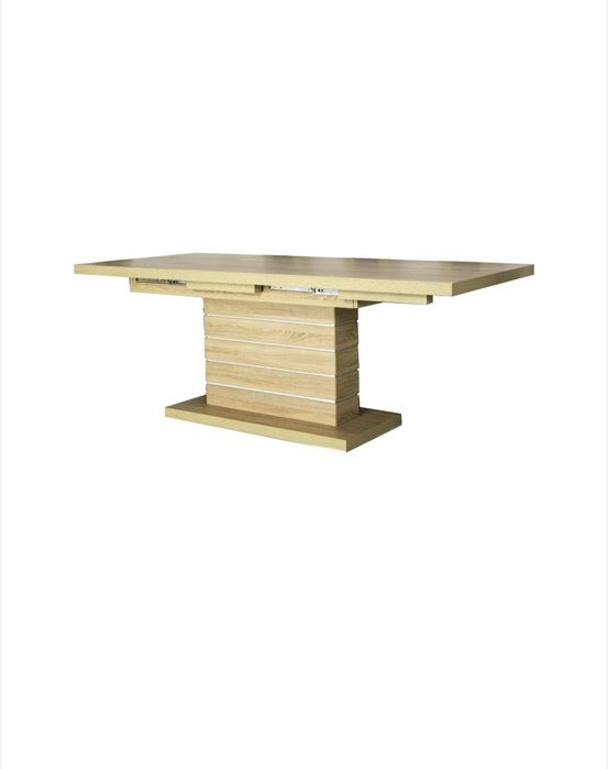 Masă Amira ,extensibilă bardolino ,2.00-2.06M+ SCAUNE CULOARE BEJ