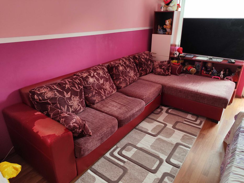 ъглов разтегателен диван