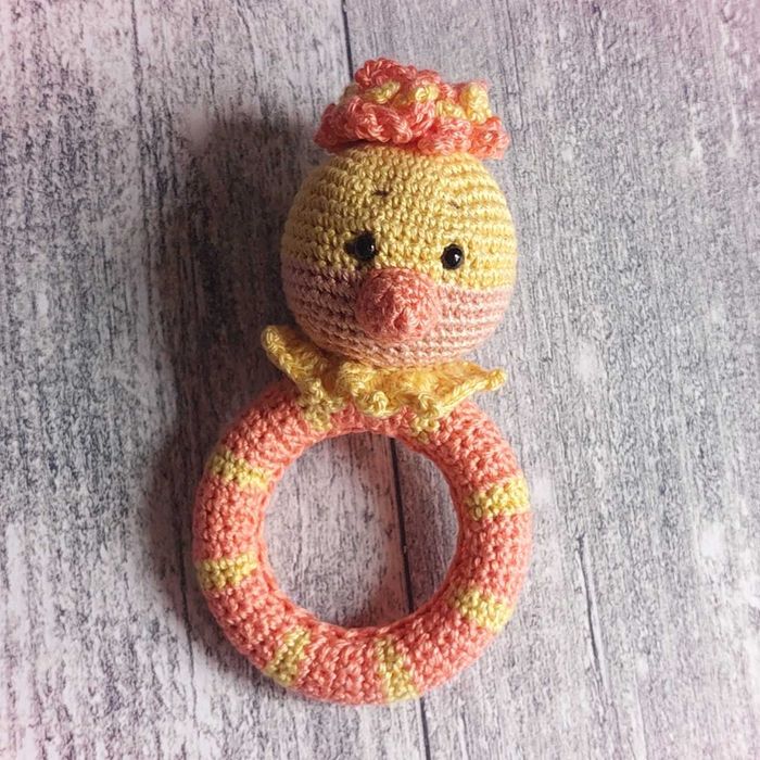 Вязаные погремушки