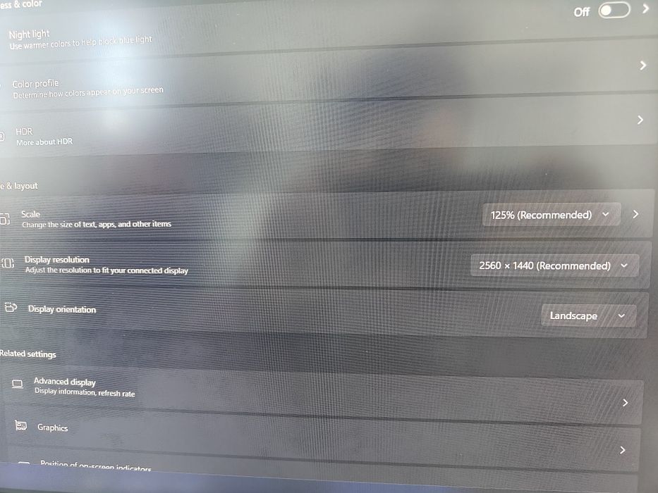 Monitor DELL 1440p , 60Hz, 27 inch.