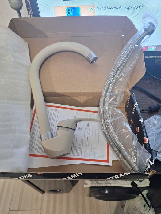 Baterie chiveta bucatarie Piramis noua la cutie,poze reale