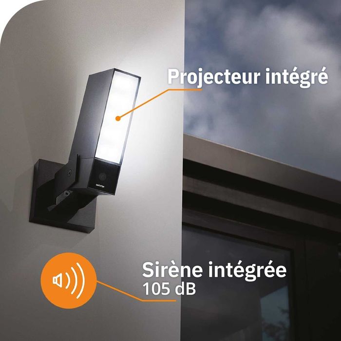Cameră de supraveghere inteligentă exterior Netatmo cu sirenă de 105dB