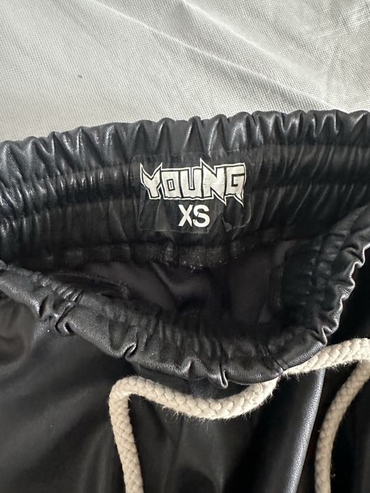 pantaloni young rich white