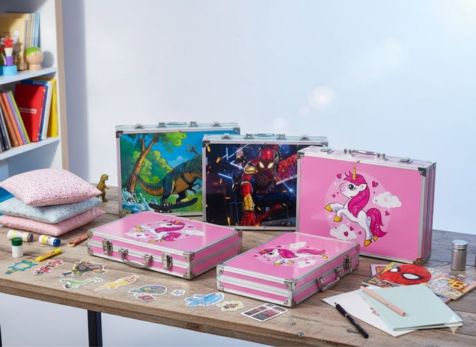 Художественный набор для рисования в чемоданчике, 145 предметов