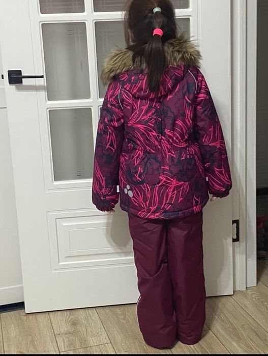 Зимний комплект комбинезон для девочки
