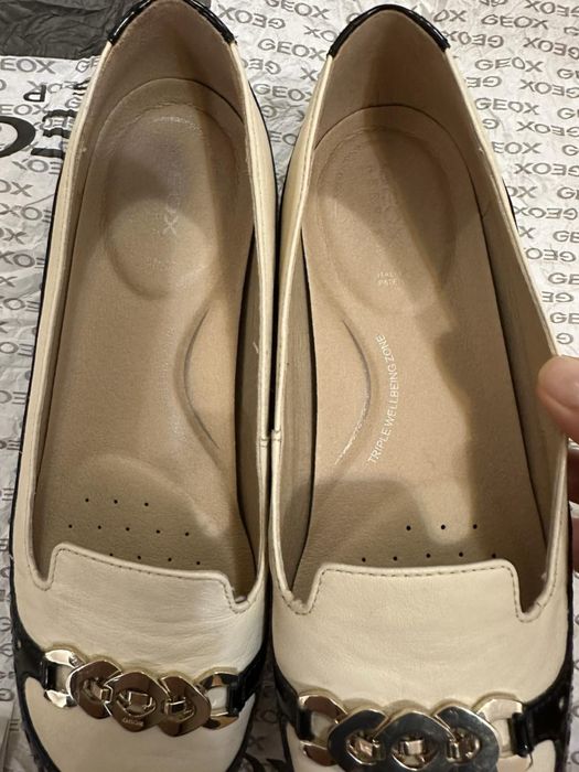 Пантофки Geox Respira от еатествена кожа