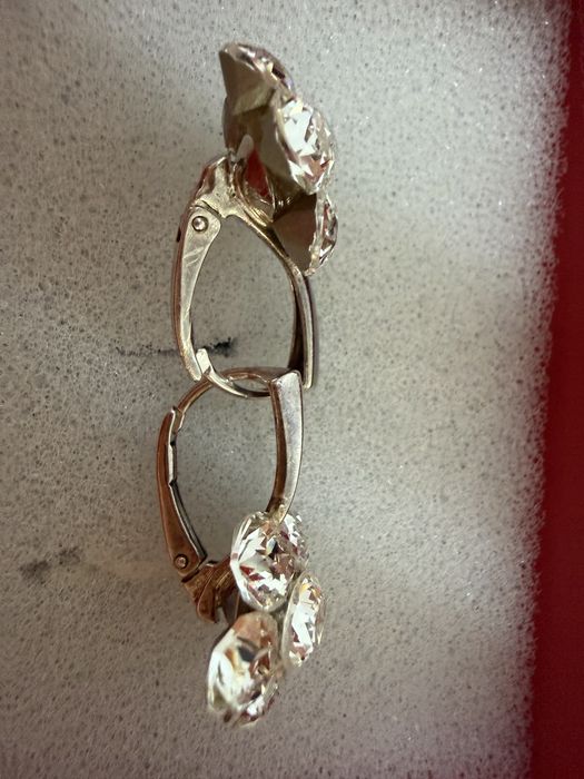 Cetcei superbi din argint cu pietre swarovski