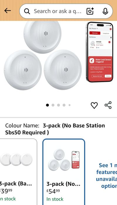 Нови Wi-Fi Сензори за Наводнение / Теч на вода X-Sense SWS0B (Комплект 3 бр.)