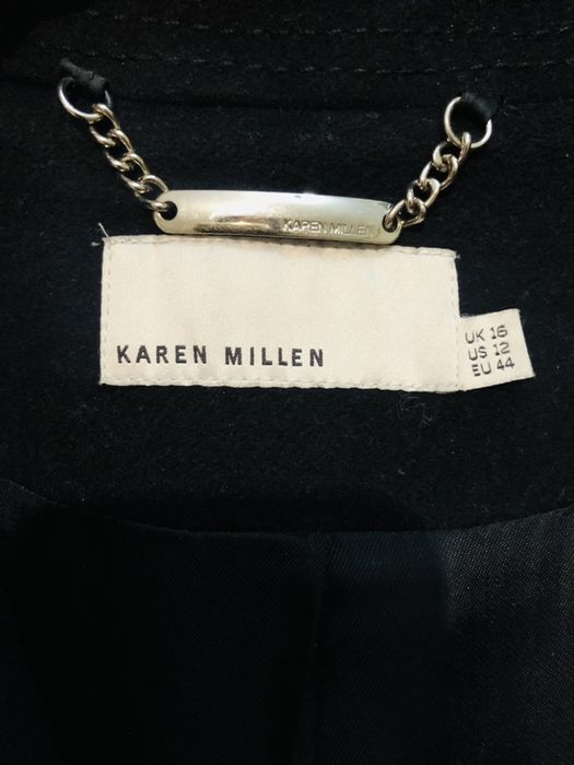 Пальто Karen Millen original черное, 80% wool