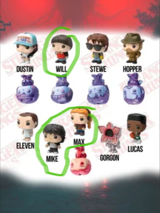 фигурки осд, STRANGER THINGS