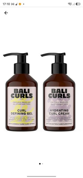Set par buclebali curls