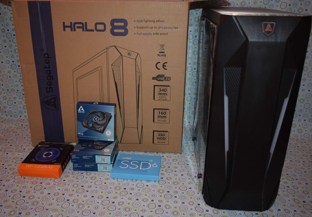 gaming intel 7700 GTX 1660TI 16GB SSD M2 + bonus