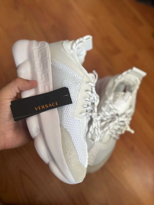 Versace Chain Reaction - Triple White 40-44