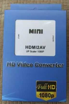 Преобразователь HDMI в AV(тюльпаны), для старых телевизоров.