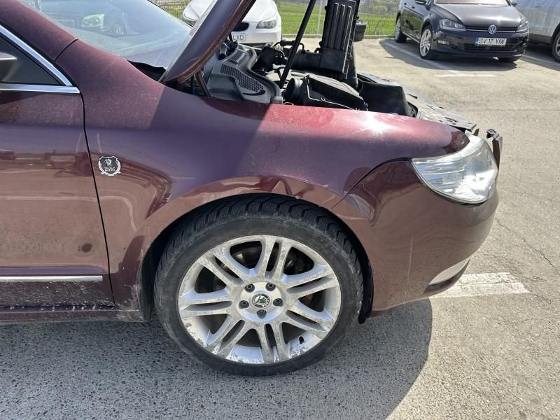 Jante aliaj R18 anvelope michelin iarna Skoda Superb 2 facelift