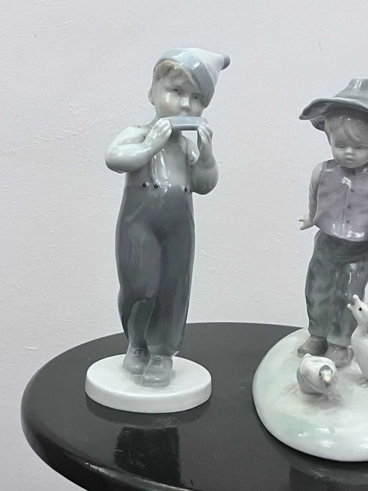 Set statuete bibelouri germane MO Metzler & Ortloff bibelou portelan