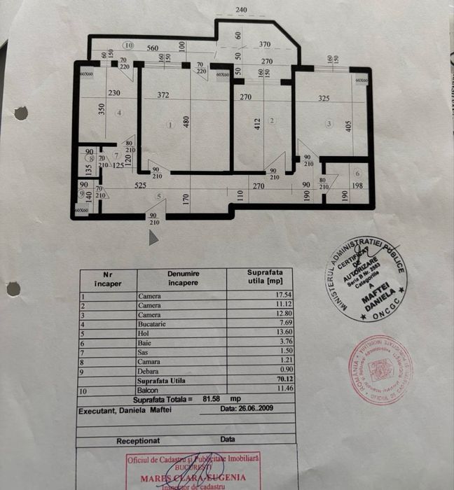 Apartament 3 camere Șoseaua Nicolae Titulescu Piața Victoriei