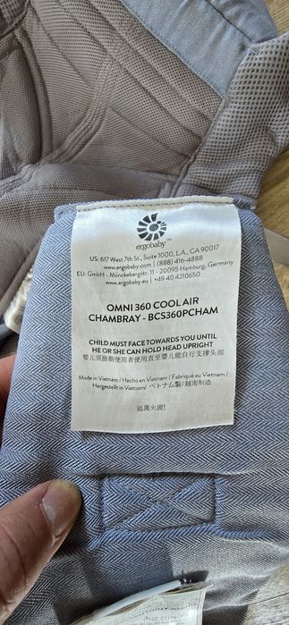 Marsupiu bebe Ergobaby Omni 360 coolair