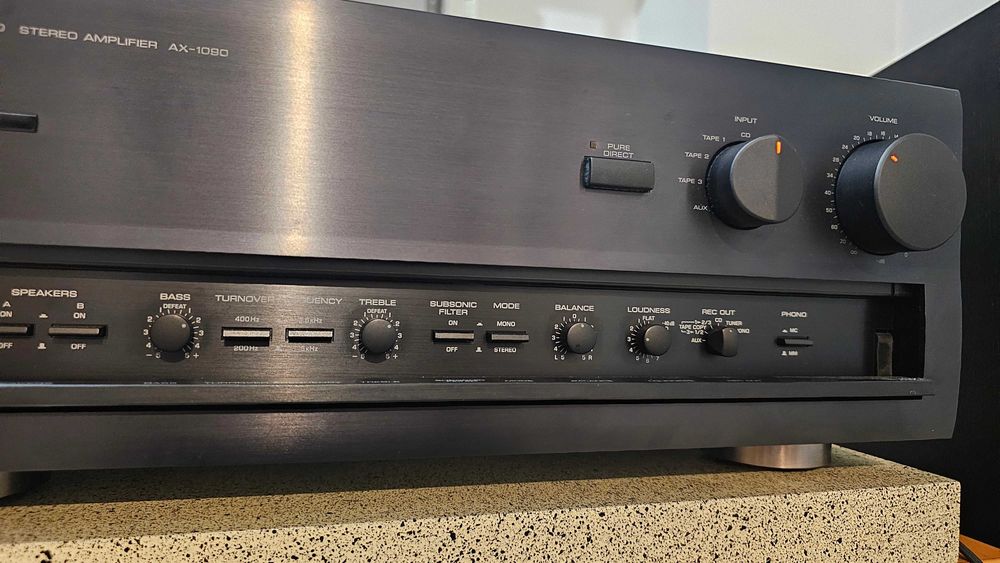 Amplificator Yamaha AX-1090 cap de serie, cu telecomanda, test video!
