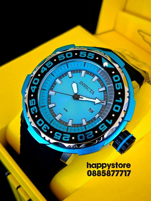 INVICTA Chrononaut Blue 52 mm, Инвикта нов ръчен часовник