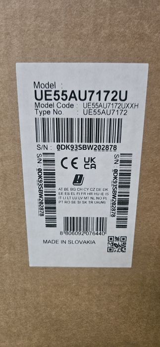 TV Samsung UE55AU7172U, display spart