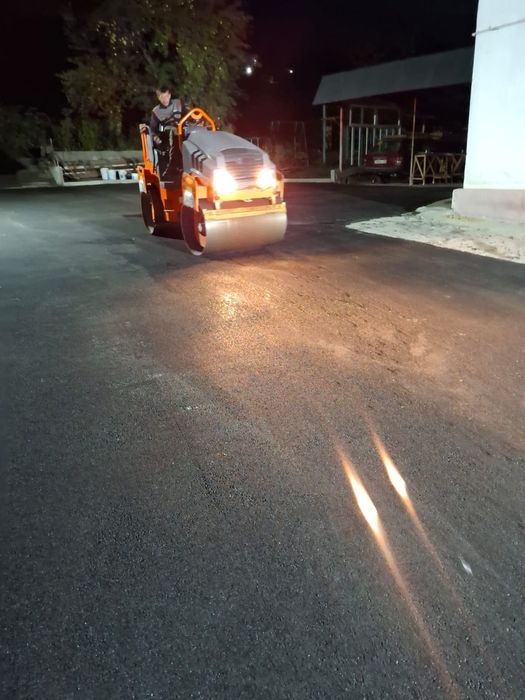 Укладка асфальта.