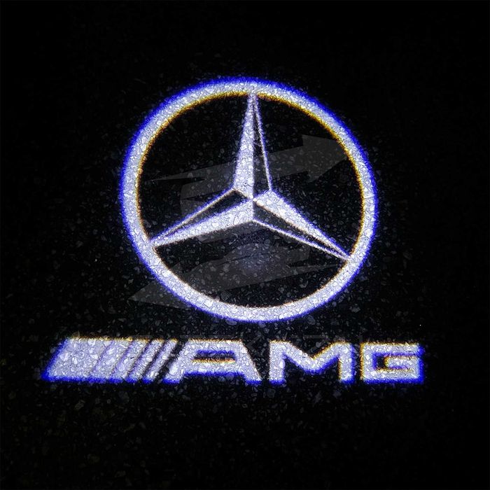 Led welcome светлини, лого проектор за Mercedes