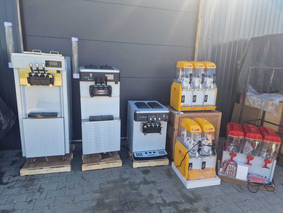 Aparat de inghetata 2+1 Arome 220V 2400W NOUA Transport Gratuit